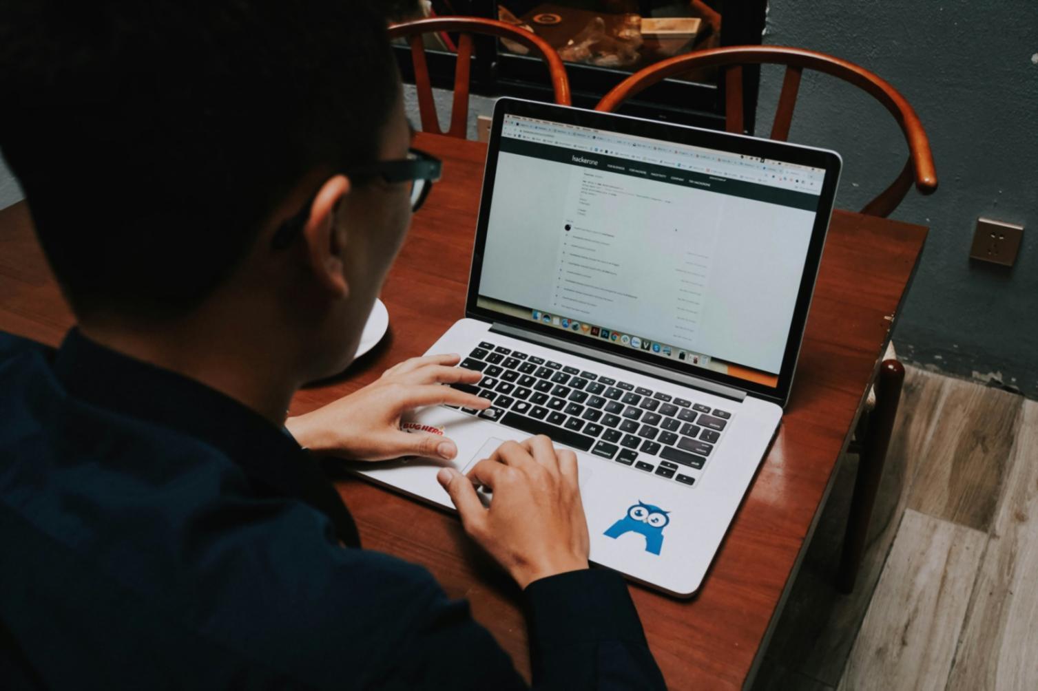 Financial analysis workspace with charts and data